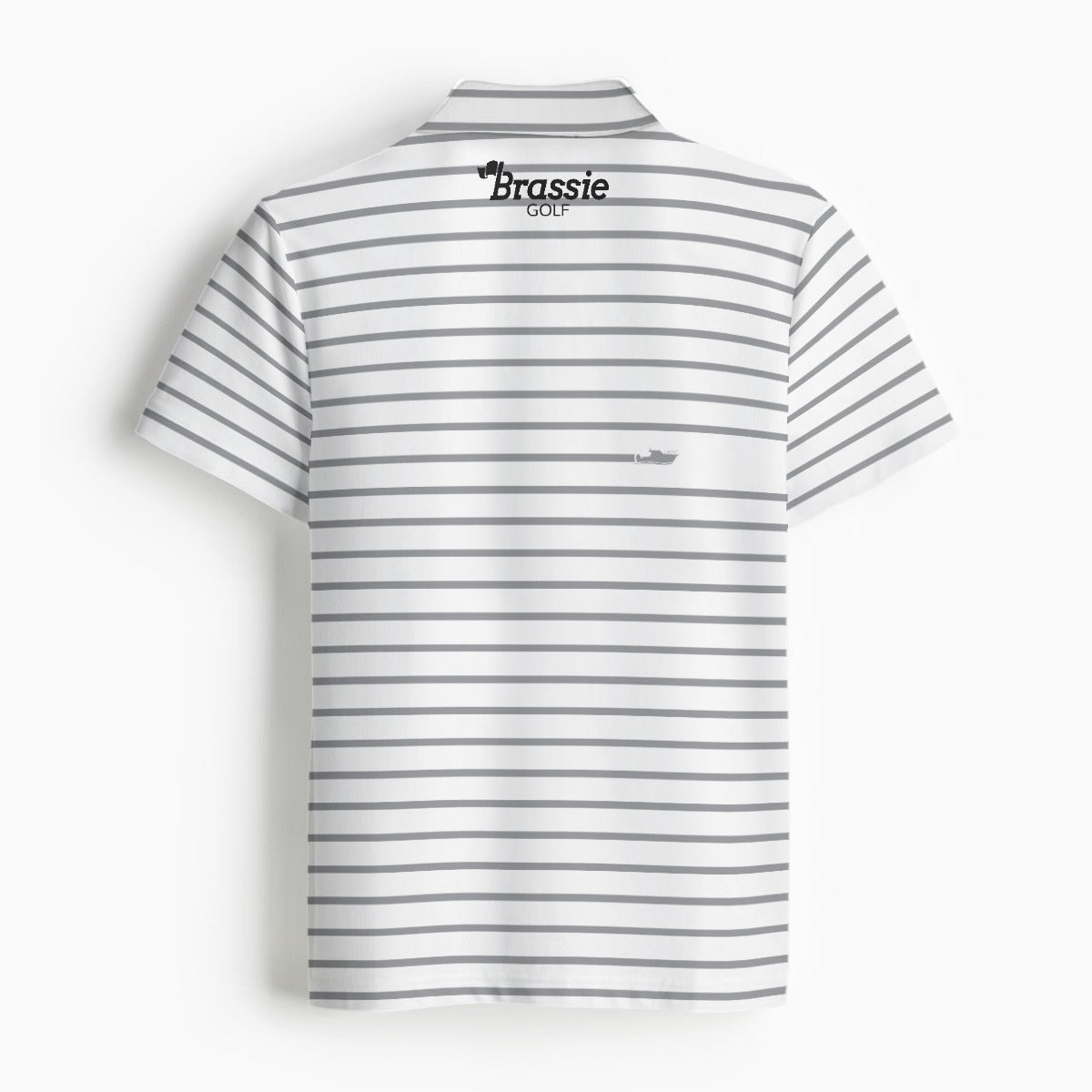 Stripe Skipper Polo - White