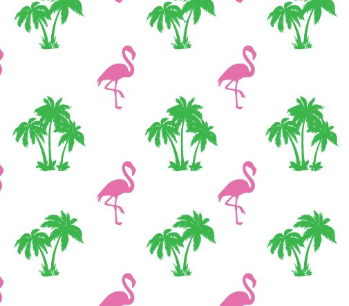 Flamingo Breeze Polo - White