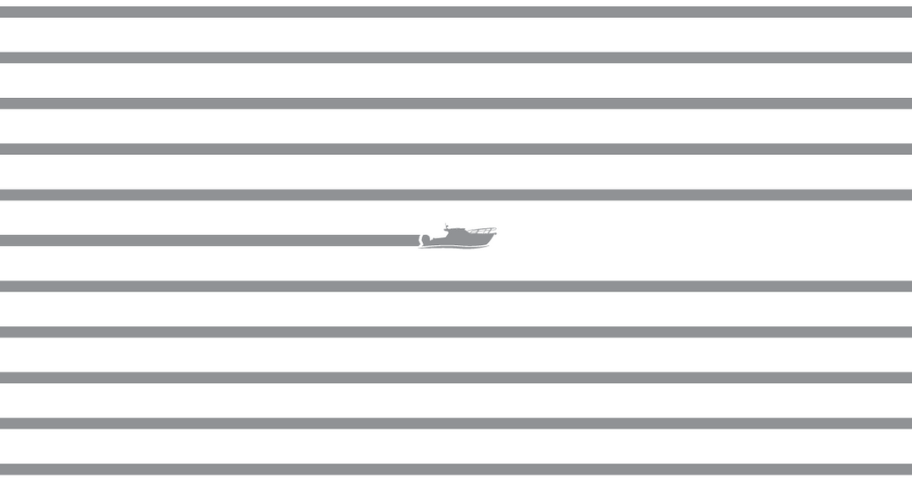 Stripe Skipper Polo - White